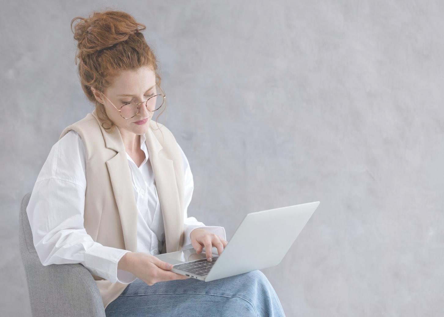 Small business owners reviewing financial documents together